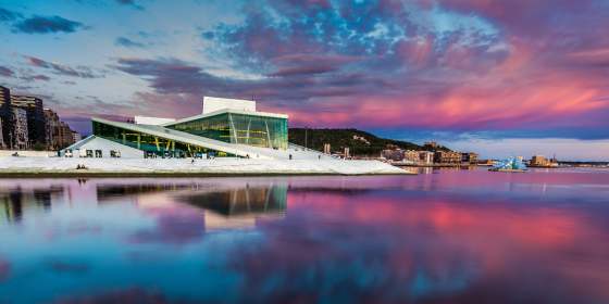 view of Oslo's opera